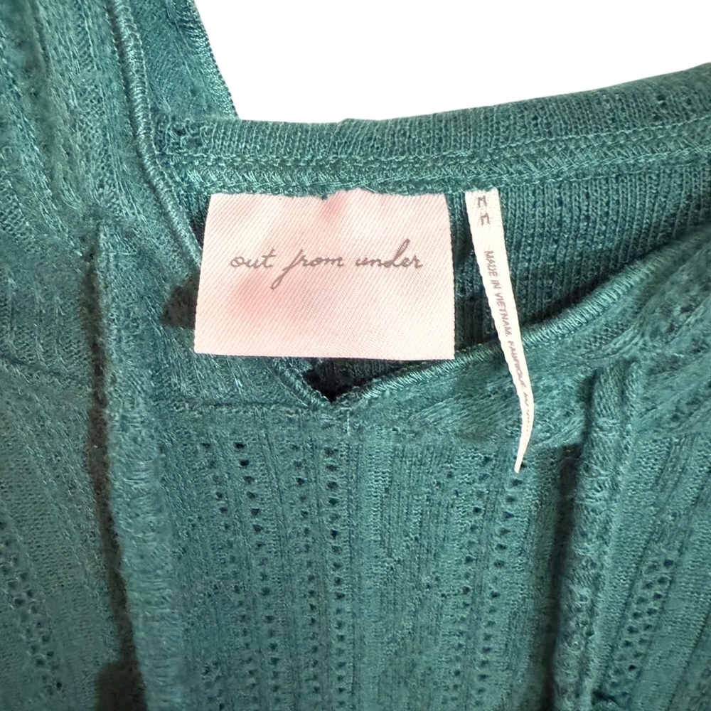 Urban Outfitters Teal Knit Pj Set - Picture 3 of 5